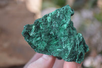 Natural Malachite Specimens x 3 From Congo - Toprock Gemstones and Minerals 