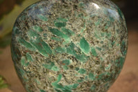Polished Emerald Mica In Matrix Standing Free Forms x 2 From Mutoko, Zimbabwe - Toprock Gemstones and Minerals 