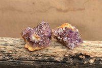 Natural Small Dark "Amethystos" Amethyst Clusters x 35 From Kwaggafontein, South Africa - TopRock