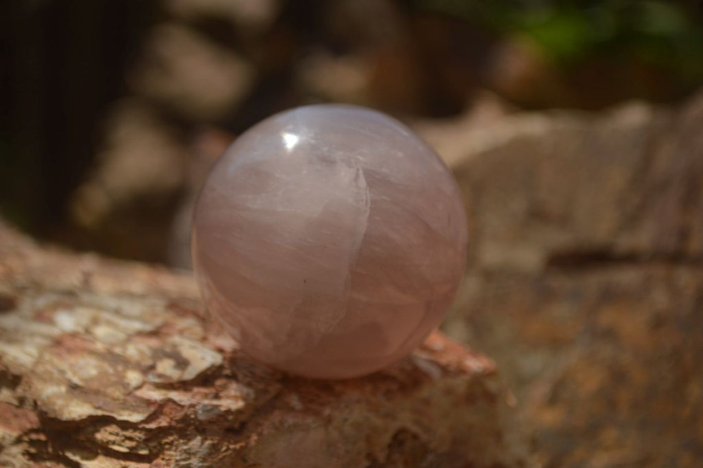 Polished Pink Rose Quartz Spheres  x 6 From Ambatondrazaka, Madagascar - TopRock
