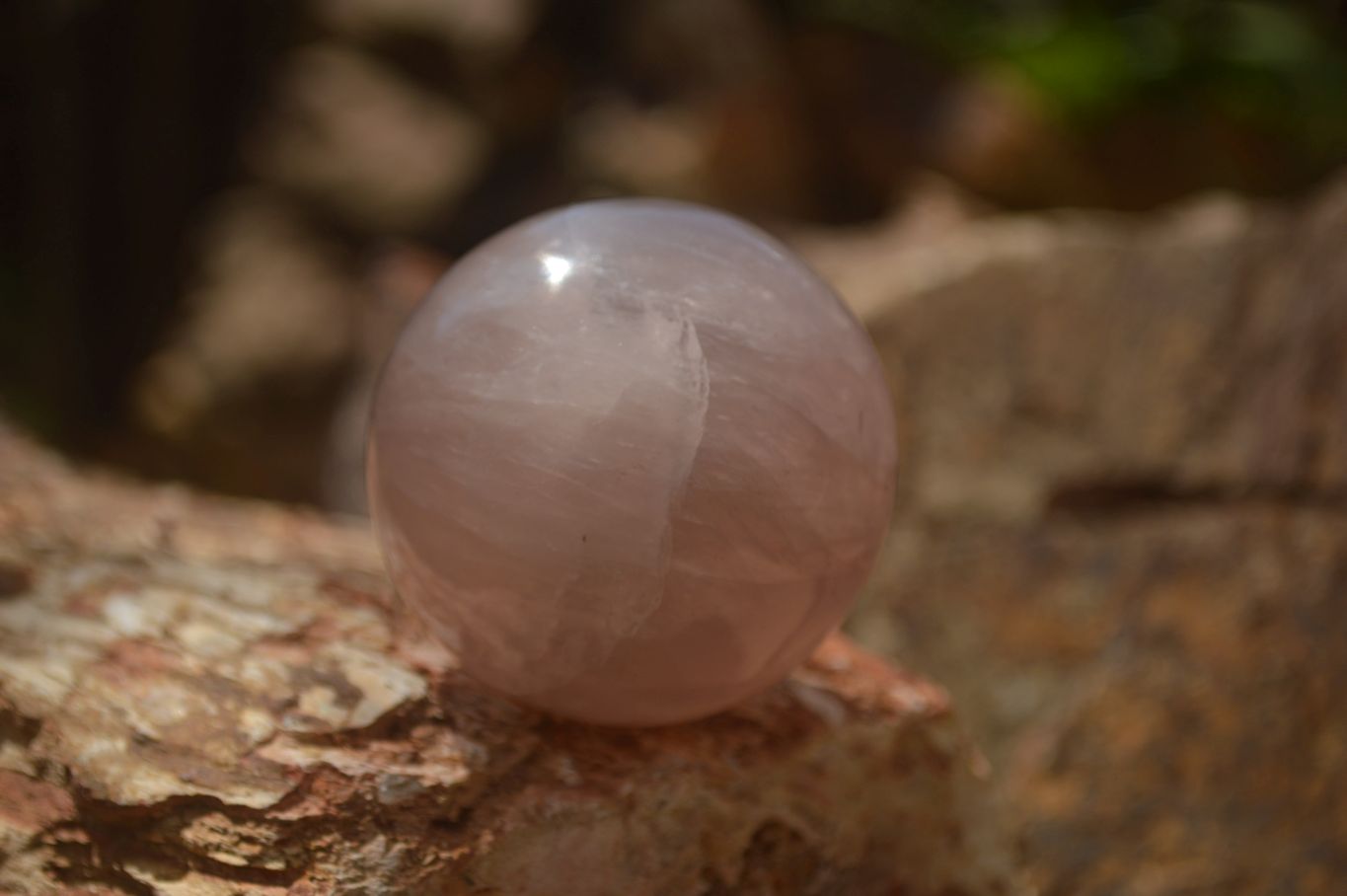 Polished Pink Rose Quartz Spheres  x 6 From Ambatondrazaka, Madagascar - TopRock