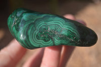 Polished Malachite Free Form x 1 From Kolwezi, Congo - Toprock Gemstones and Minerals 