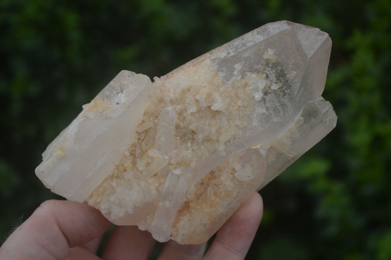 Natural Mixed Quartz Clusters  x 4 From Madagascar - Toprock Gemstones and Minerals 