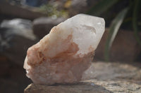 Polished Large Quartz Crystals x 3 From Madagascar - Toprock Gemstones and Minerals 