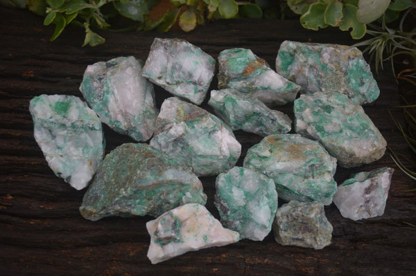 Natural Rough Malachite In Quartz Specimens  x 22 From Limpopo, South Africa - Toprock Gemstones and Minerals 