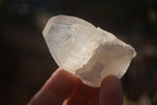 Natural Single Etched Clear Quartz Crystals x 35 From Mpika, Zambia - Toprock Gemstones and Minerals 