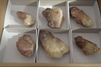 Natural Red Hematoid Quartz Specimens x 6 From Karoi, Zimbabwe - Toprock Gemstones and Minerals 