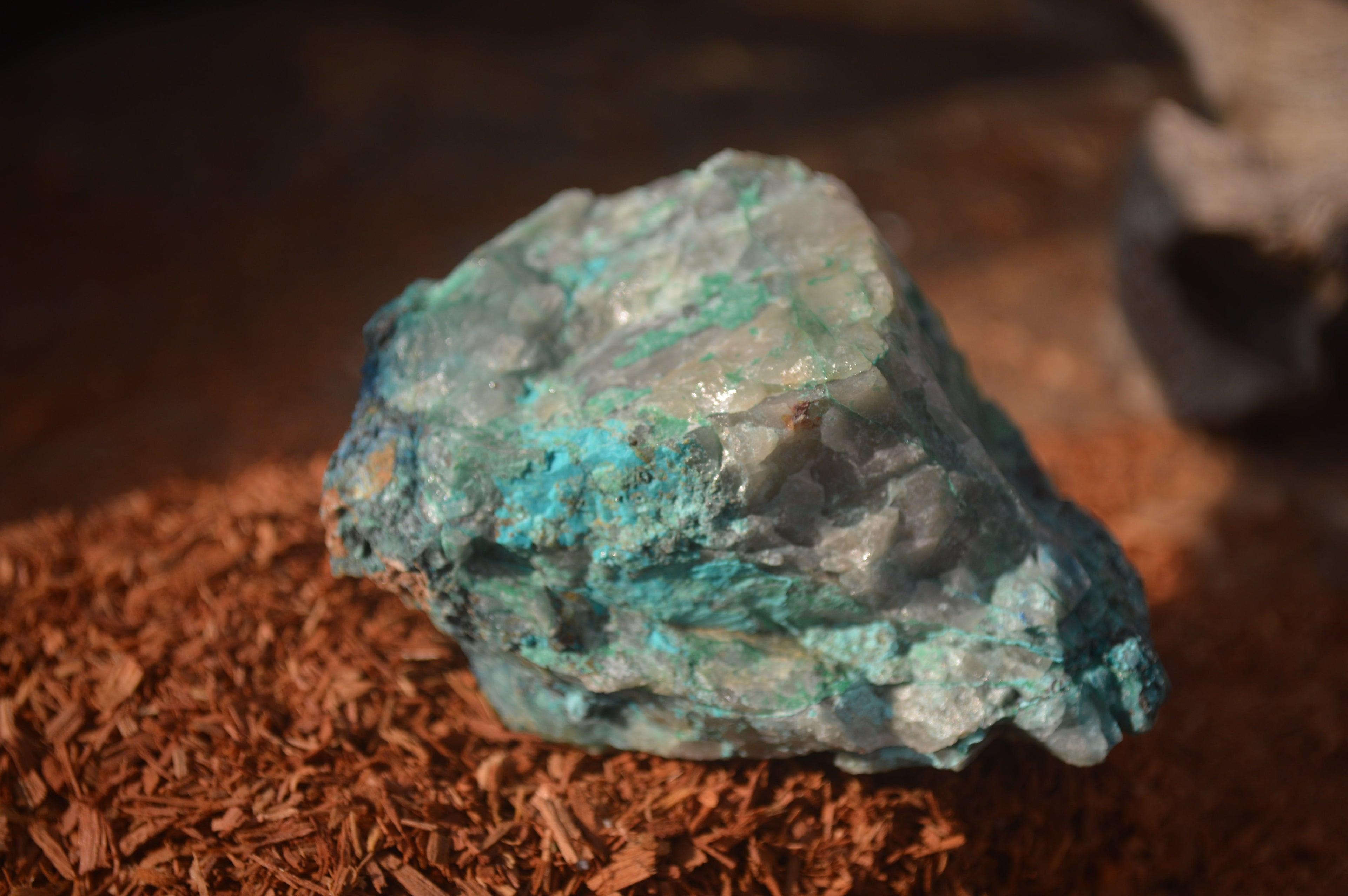 Natural Rough Shattuckite Cobbed Specimens x 12 From Kaokoveld, Namibia - Toprock Gemstones and Minerals 