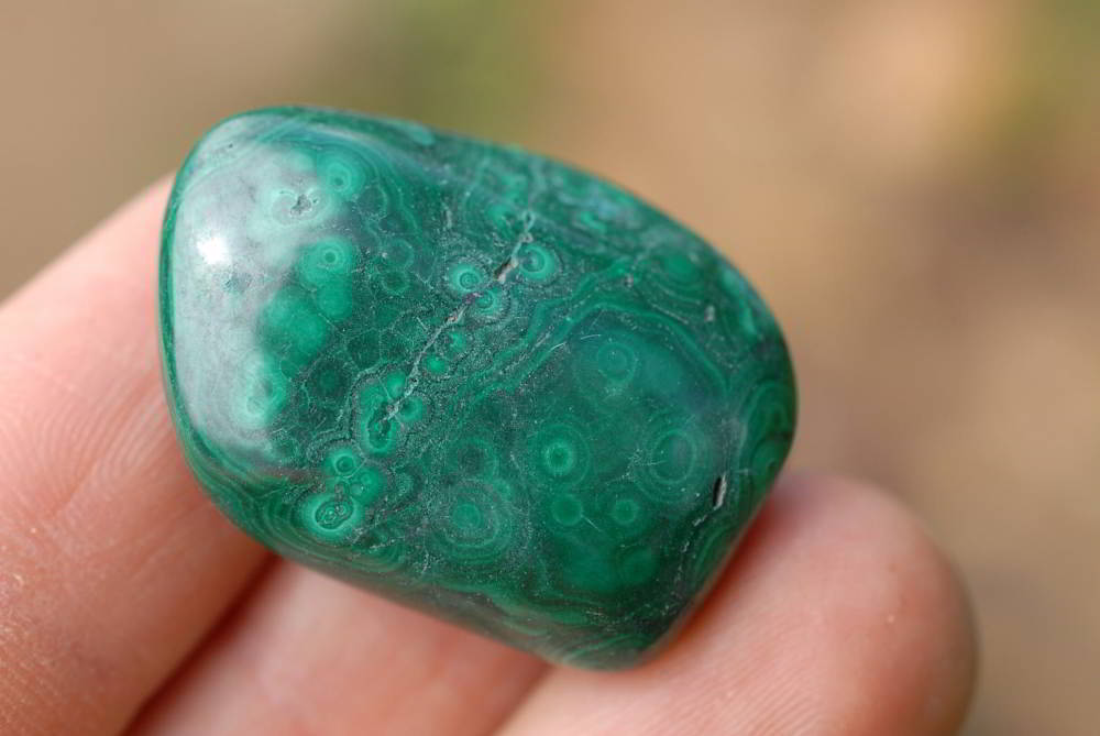 Polished Malachite Hand Finished Gallet Free Forms - sold per kg - From Congo - TopRock