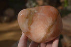 Polished Orange Twist Calcite Standing Free Forms x 3 From Maevantanana, Madagascar - Toprock Gemstones and Minerals 
