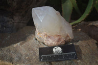 Polished Large Quartz Crystals x 3 From Madagascar - Toprock Gemstones and Minerals 