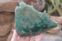 Polished On One Side Emerald Mtorolite Plates x 2 From Mutorashanga, Zimbabwe - Toprock Gemstones and Minerals 