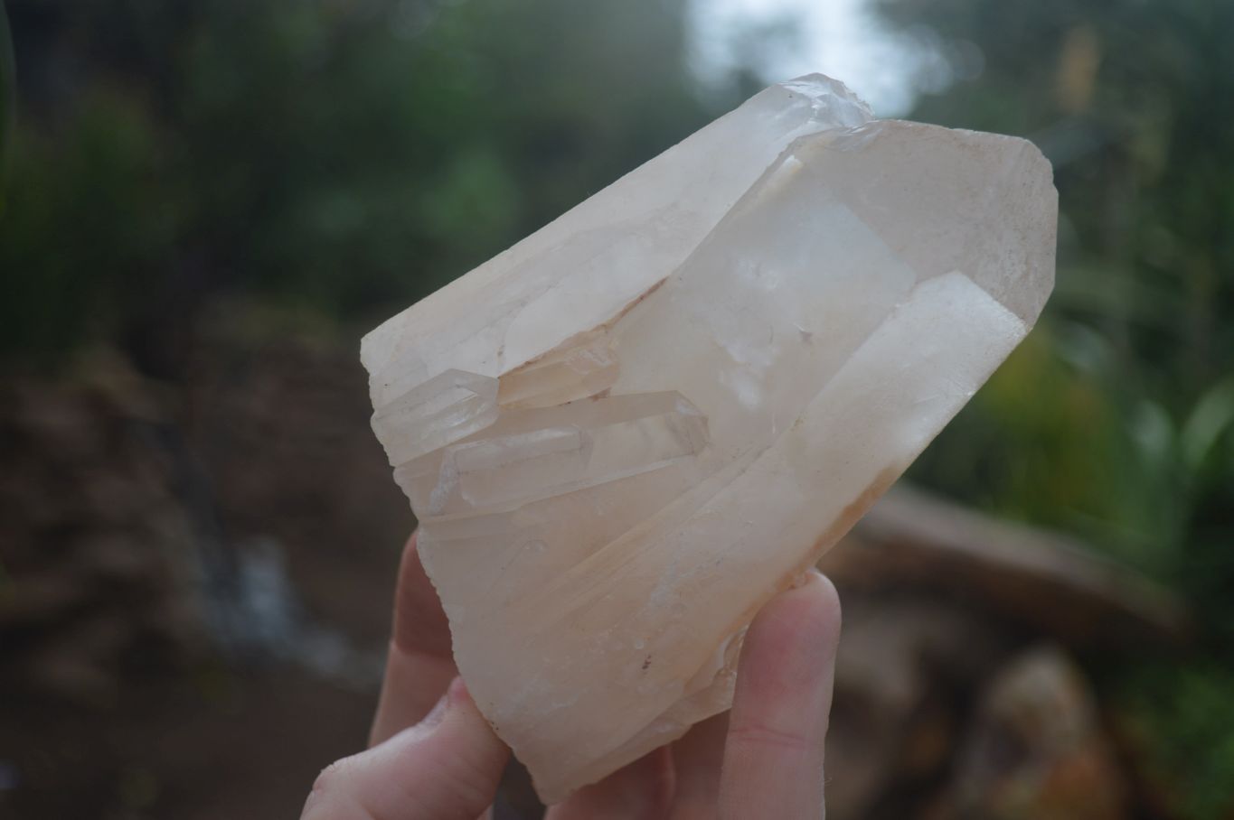 Natural Mixed Quartz Clusters  x 4 From Madagascar - Toprock Gemstones and Minerals 