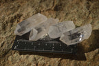 Natural Single Etched Clear Quartz Crystals x 35 From Mpika, Zambia - Toprock Gemstones and Minerals 