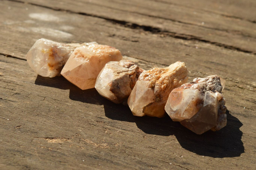 Natural Single Pineapple Quartz Crystals  x 35 From Madagascar - TopRock