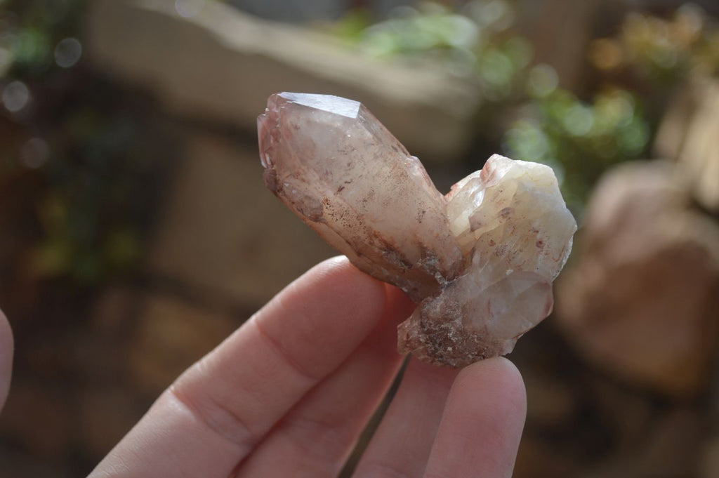Natural Red Hematoid Quartz Specimens x 6 From Karoi, Zimbabwe - Toprock Gemstones and Minerals 