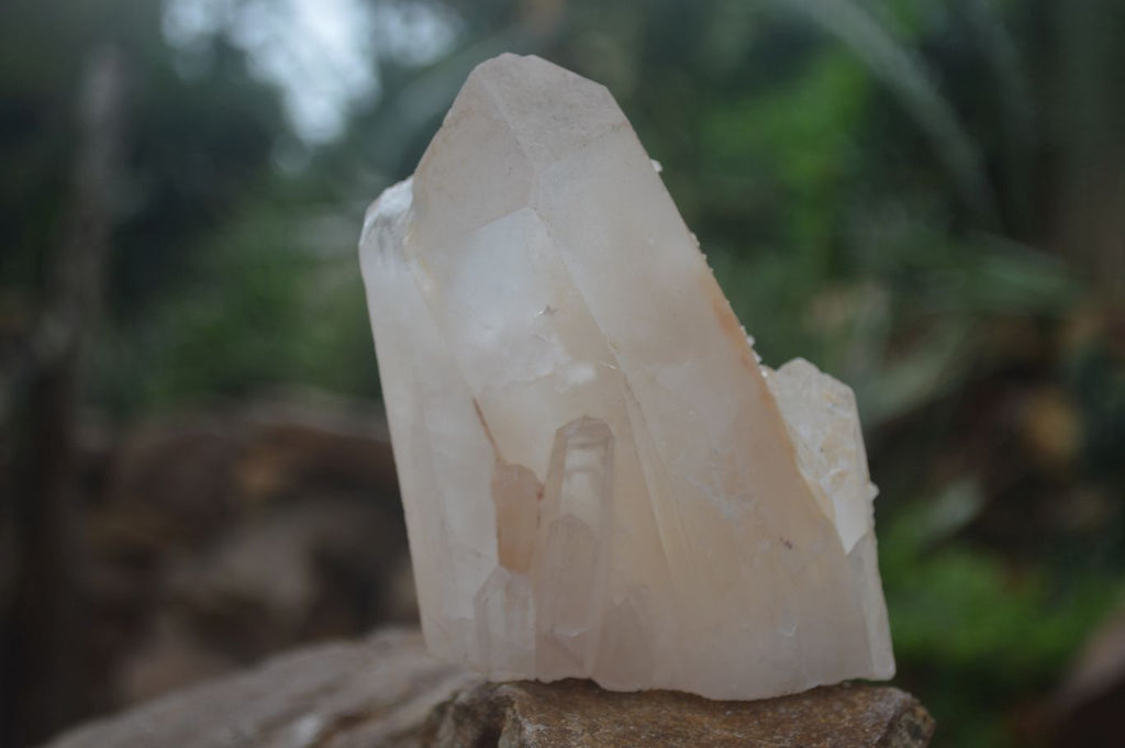 Natural Mixed Quartz Clusters  x 4 From Madagascar - Toprock Gemstones and Minerals 