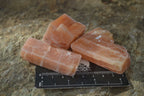 Natural New Sunset Orange Calcite Specimens  x 24 From Namibia - Toprock Gemstones and Minerals 