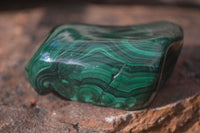 Polished Malachite Free Form x 1 From Kolwezi, Congo - Toprock Gemstones and Minerals 