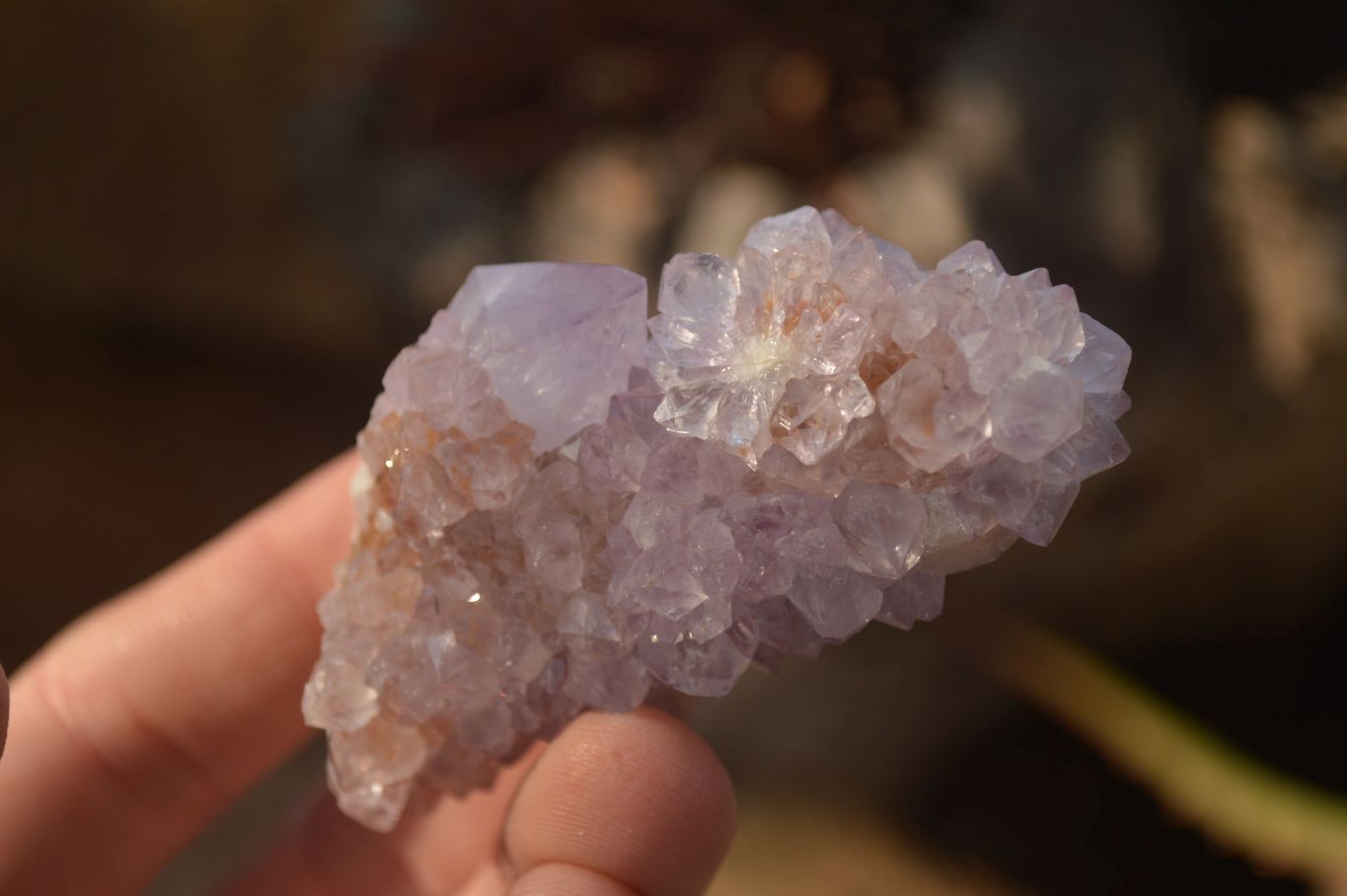 Natural Pale Amethyst Spirit Quartz Clusters x 20 From Boekenhouthoek, South Africa - Toprock Gemstones and Minerals 