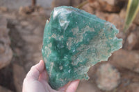 Polished On One Side Emerald Mtorolite Plates x 2 From Mutorashanga, Zimbabwe - Toprock Gemstones and Minerals 