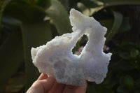 Natural Etched Blue Chalcedony Specimens x 4 From Nsanje, Malawi - Toprock Gemstones and Minerals 