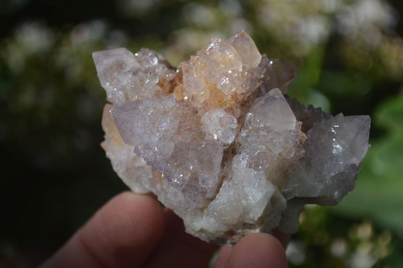 Natural Pale Lilac Spirit Quartz Clusters x 12 From Boekenhouthoek, South Africa - Toprock Gemstones and Minerals 