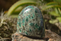 Polished Emerald In Matrix Standing Free Forms x 6 From Sandawana, Zimbabwe - TopRock