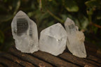 Natural Single Etched Clear Quartz Crystals x 35 From Mpika, Zambia - Toprock Gemstones and Minerals 