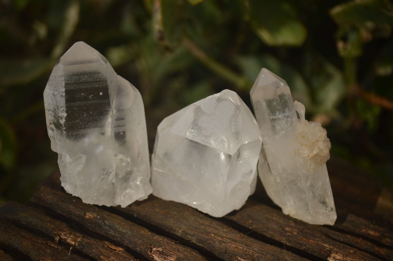 Natural Single Etched Clear Quartz Crystals x 35 From Mpika, Zambia - Toprock Gemstones and Minerals 
