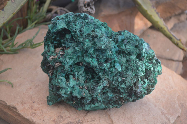 Natural Chatoyant Silky Malachite Specimen x 1 From Congo - Toprock Gemstones and Minerals 