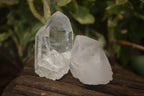 Natural Single Etched Clear Quartz Crystals x 35 From Mpika, Zambia - Toprock Gemstones and Minerals 