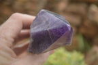 Polished "Witches Hat" Amethyst Crystals  x 4 From Zambia - TopRock
