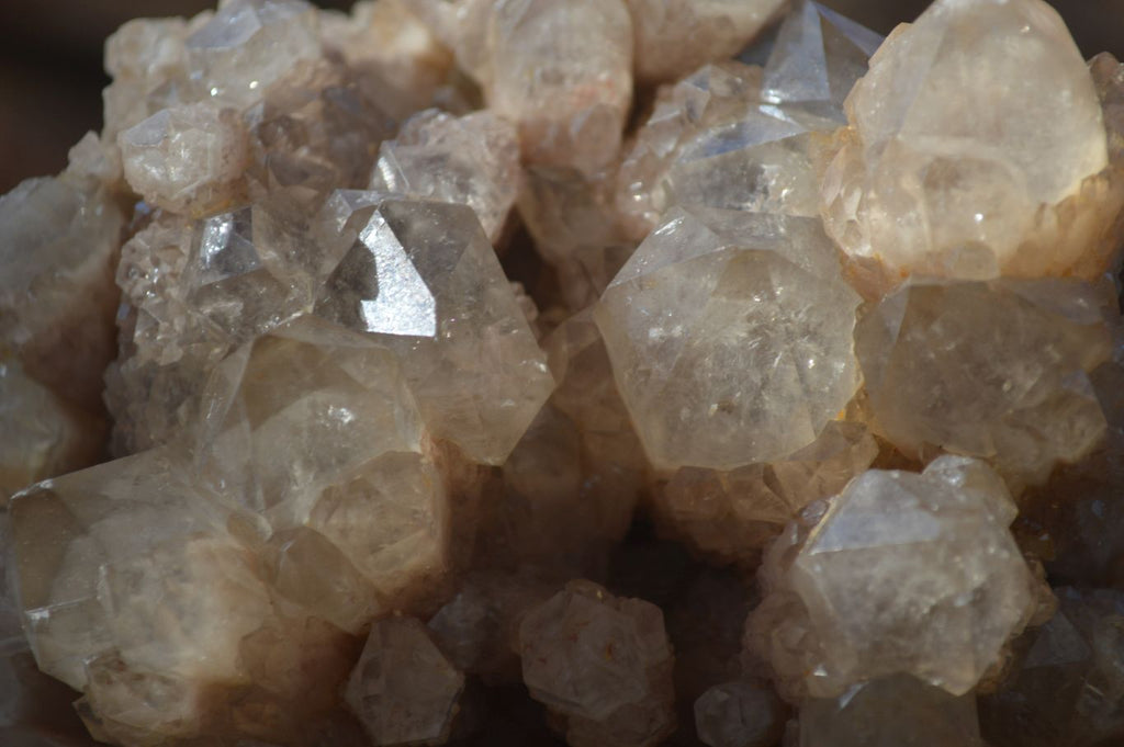 Natural Cascading Smokey Phantom Quartz Clusters x 2 From Luena, Congo - Toprock Gemstones and Minerals 