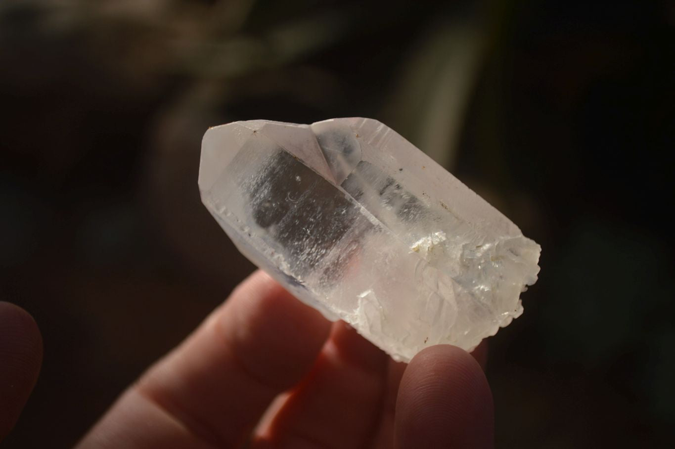 Natural Single Etched Clear Quartz Crystals x 35 From Mpika, Zambia - Toprock Gemstones and Minerals 