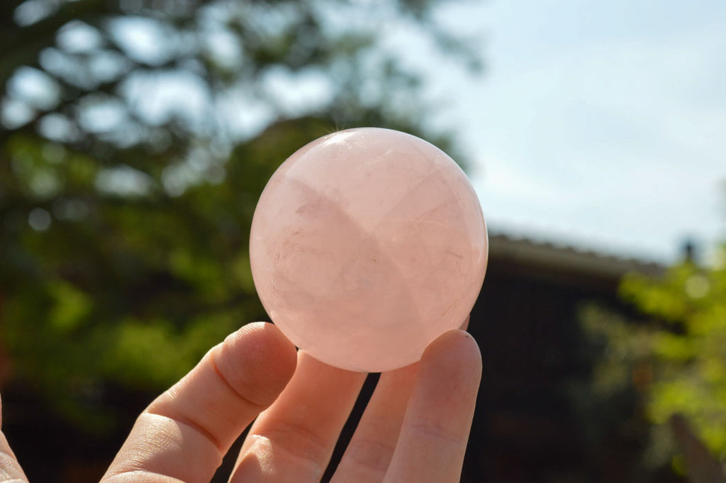 Polished Pink Rose Quartz Spheres  x 6 From Ambatondrazaka, Madagascar - TopRock