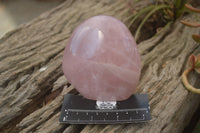 Polished Pink Rose Quartz Standing Free Forms x 2 From Ambatondrazaka, Madagascar - TopRock