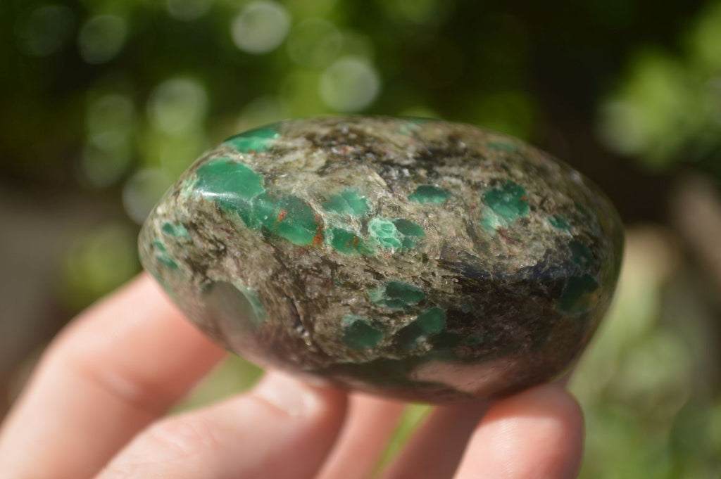Polished Emerald In Matrix Standing Free Forms x 6 From Sandawana, Zimbabwe - TopRock
