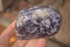 Polished  Lovely Purple Lepidolite Standing Free Forms  x 4 From Zimbabwe - Toprock Gemstones and Minerals 