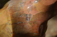 Polished Ocean Jasper Flame Sculpture x 1 From Madagascar