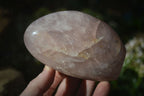 Polished Gemmy Pink Rose Quartz Standing Free Forms x 3 From Antsirabe, Madagascar - Toprock Gemstones and Minerals 