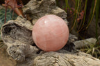 Polished Pink Rose Quartz Spheres  x 3 From Madagascar - TopRock