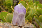 Polished Gemmy Dream Amethyst Points With Smokey Patterns  x 3 From Madagascar - TopRock