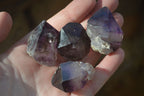 Natural Smokey Window Amethyst Crystals  x 12 From Chiredzi, Zimbabwe - Toprock Gemstones and Minerals 