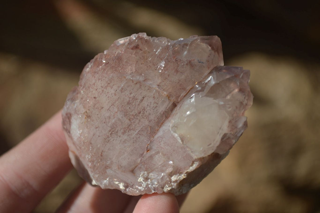 Natural Red Hematoid Quartz Specimens x 6 From Karoi, Zimbabwe - Toprock Gemstones and Minerals 
