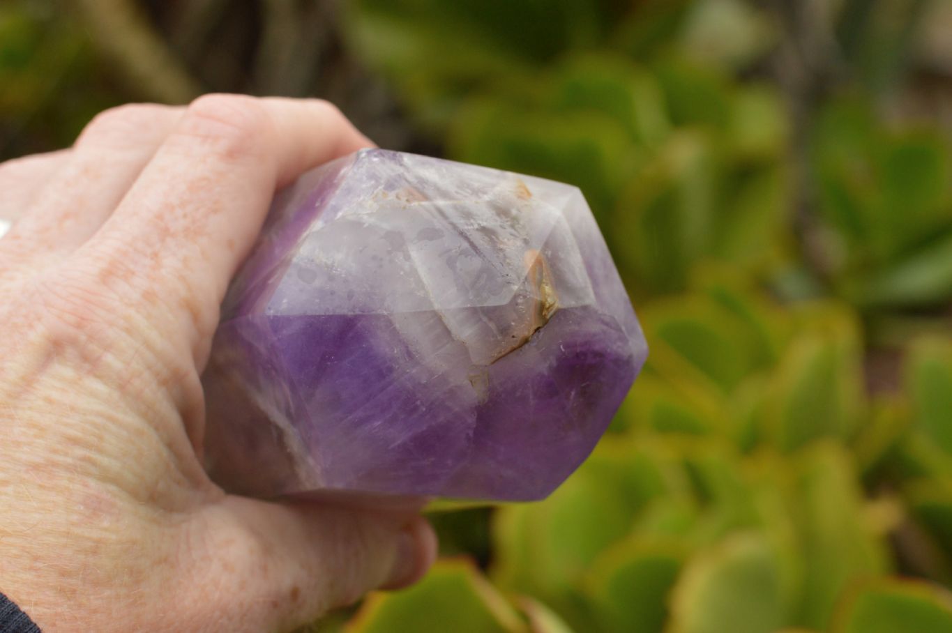 Polished Gemmy Dream Amethyst Points With Smokey Patterns  x 3 From Madagascar - TopRock