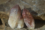Natural Red Hematoid Quartz Specimens x 6 From Karoi, Zimbabwe - Toprock Gemstones and Minerals 