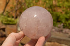 Polished Pink Rose Quartz Spheres  x 3 From Madagascar - TopRock