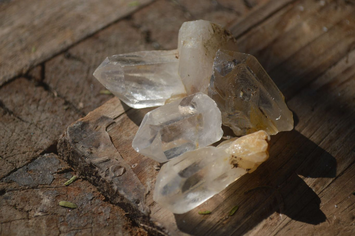 Natural Single Clear Quartz Crystals  x 1.9 Kg Lot From Zimbabwe - Toprock Gemstones and Minerals 