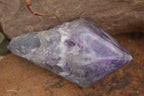 Polished "Witches Hat" Amethyst Crystals  x 4 From Zambia - TopRock